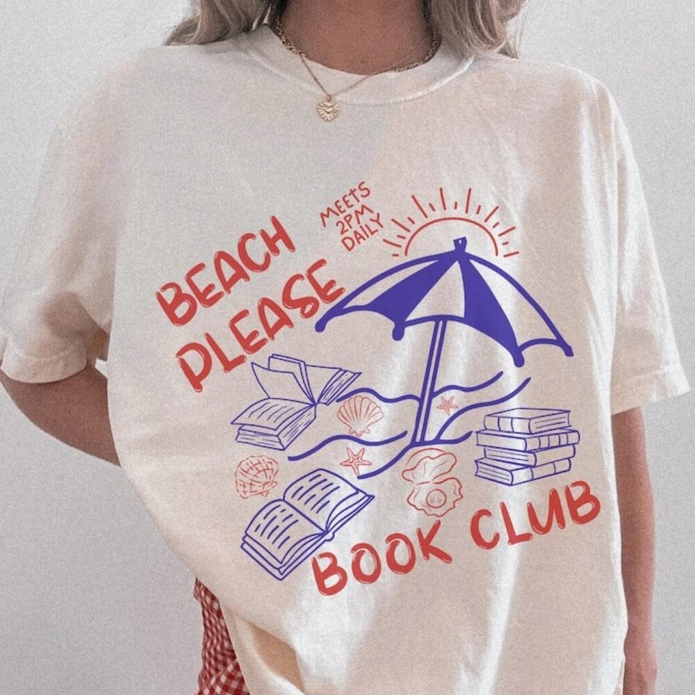 Book Girl Summer Shirt Bookish Summer Shirt Reading Shirt - Picture 1 of 3